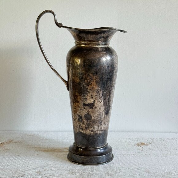 Vintage Large Silver Victorian Water Pitcher - Picture 1 of 10